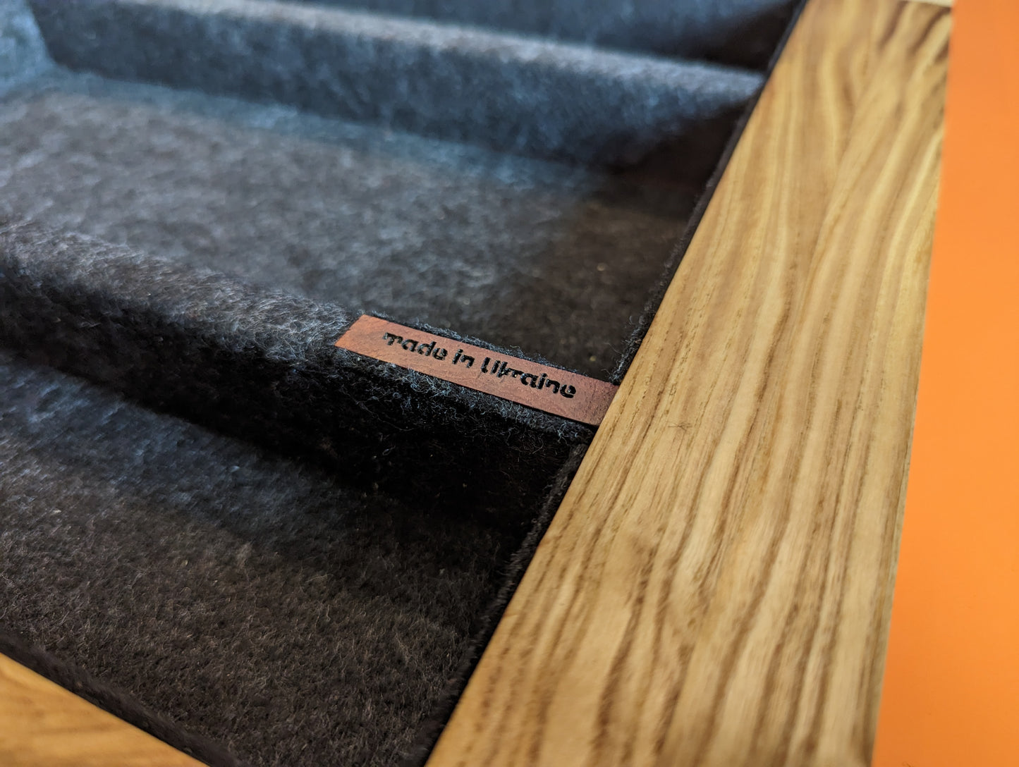 Handcrafted Chess Chest with wooden carved chess pieces inside and with chessboard on top.