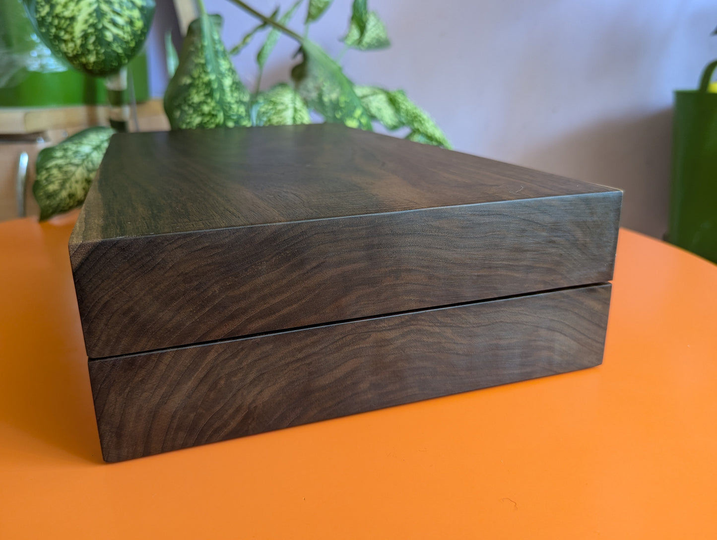 Chu Shogi game set. Foldable Handmade solid walnut Middle Shogi with thick maple pieces. Traditional Japanese games.