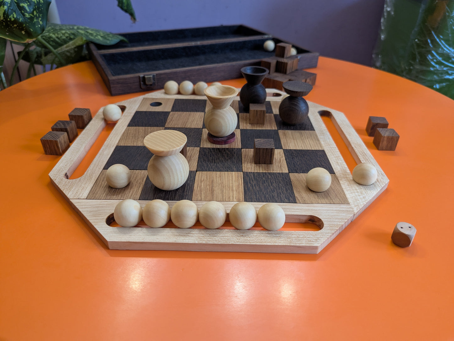Genesis. The game of man in the World. Handmade wooden edition.