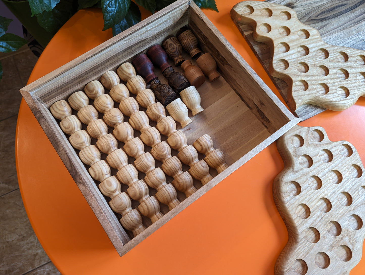 Rapa Nui game Wooden set