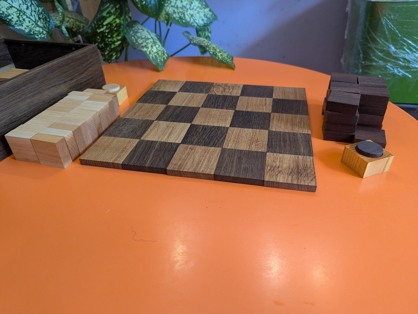 Resizeable wooden Tak game set. Handmade addition pack