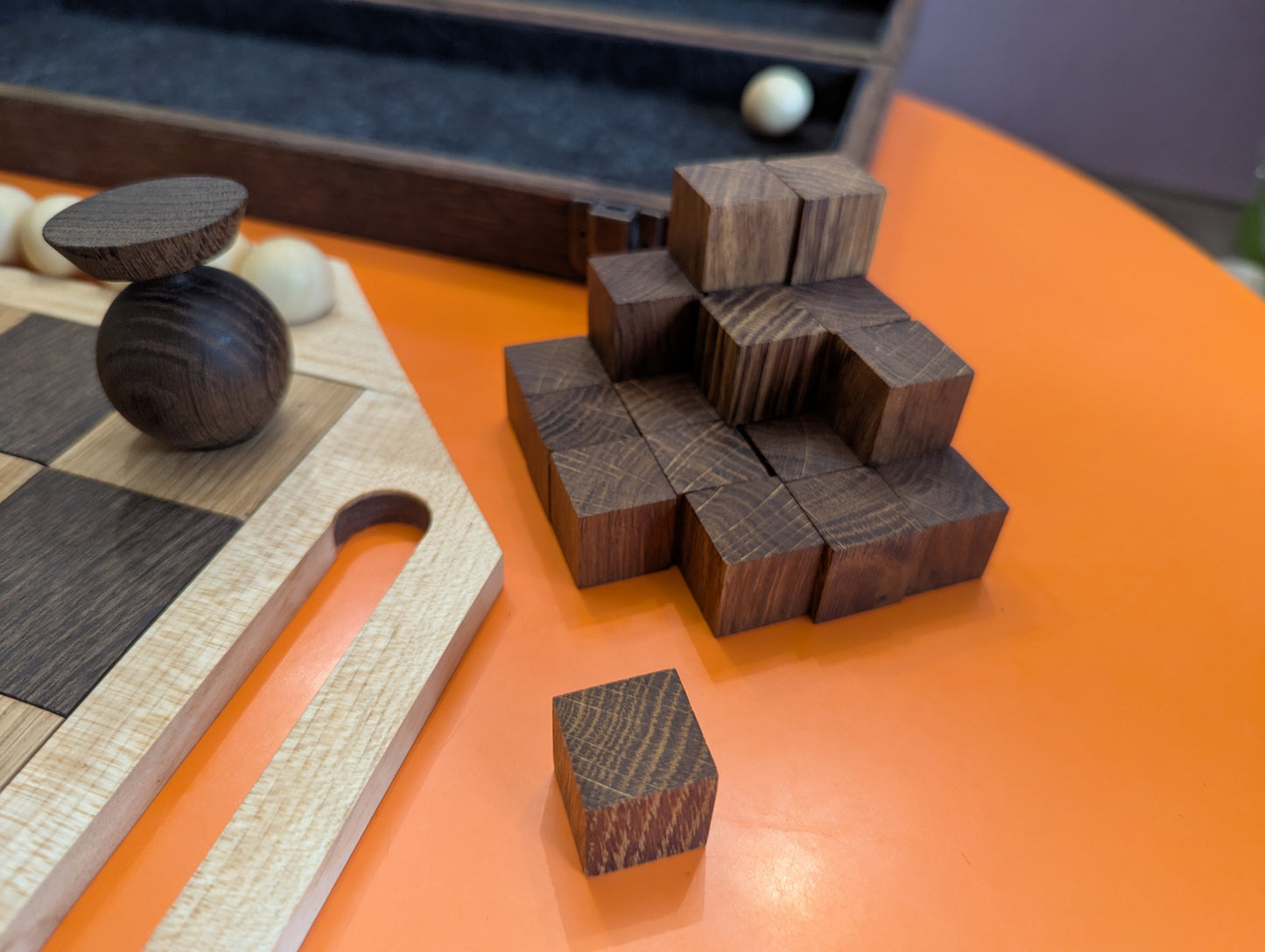 Genesis. The game of man in the World. Handmade wooden edition.