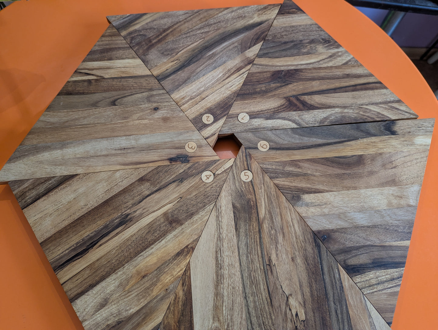 Wooden Volo game set with balance birds.