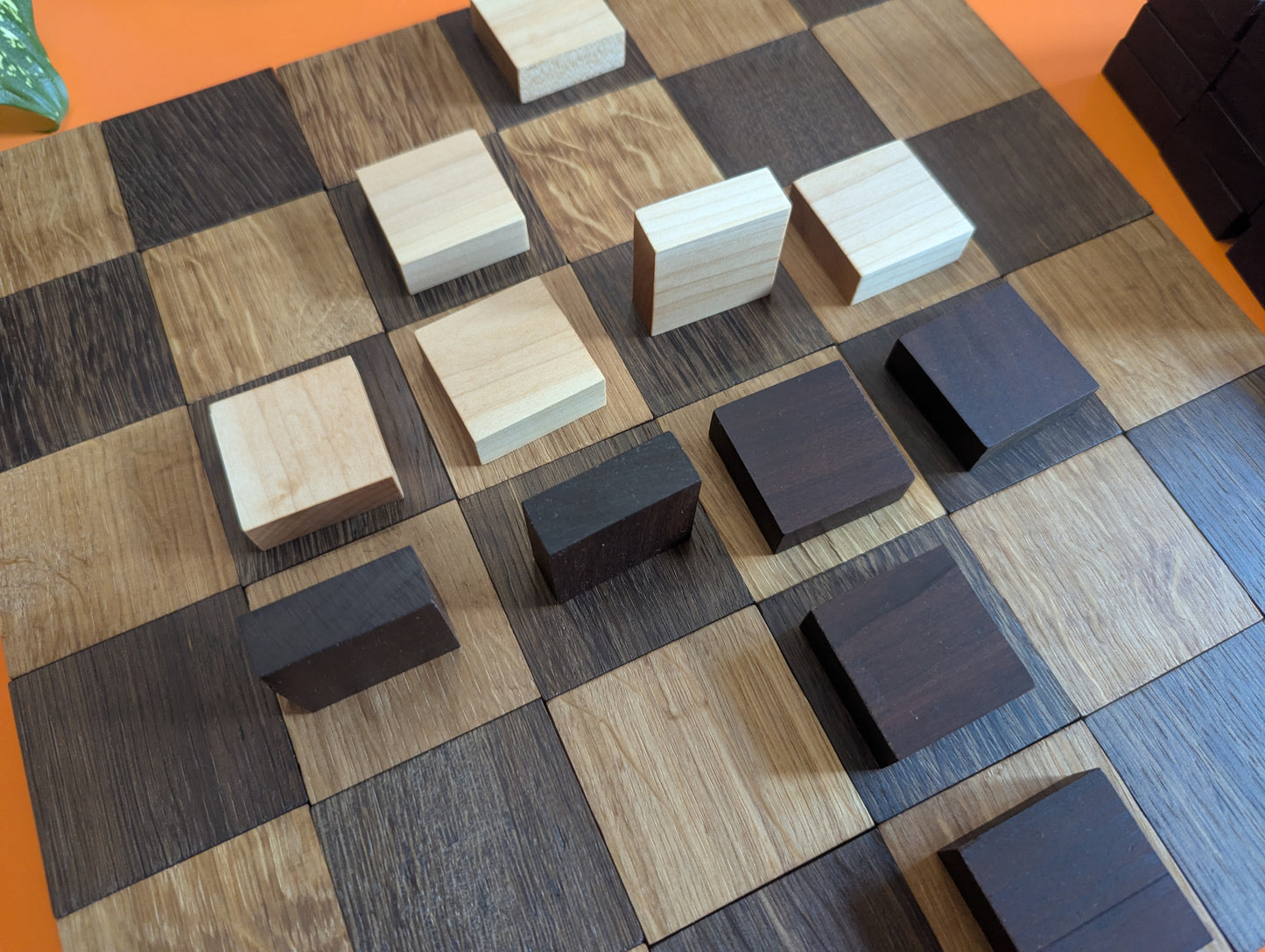 Resizeable wooden Tak game set. Handmade addition pack