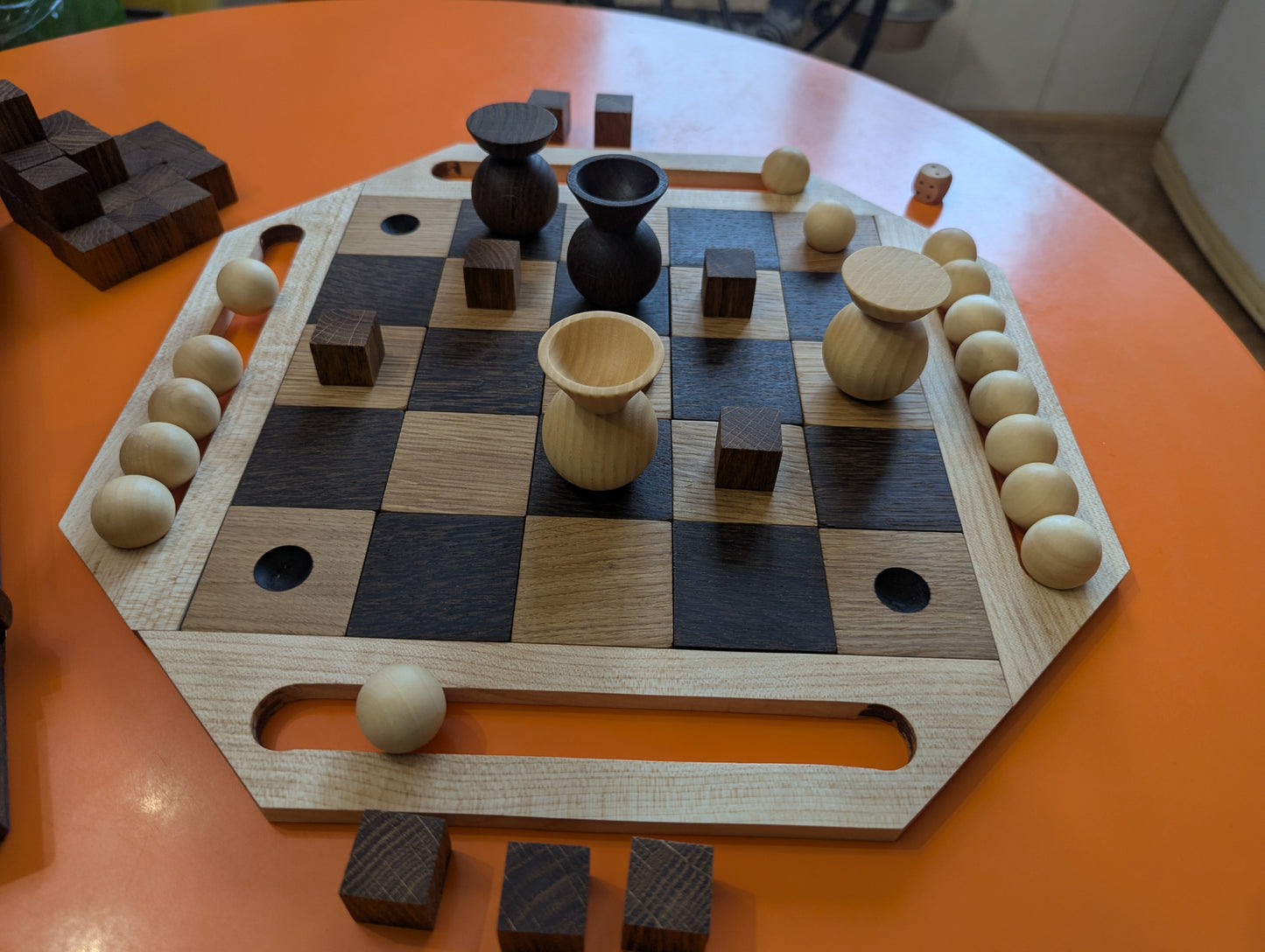 Genesis. The game of man in the World. Handmade wooden edition.
