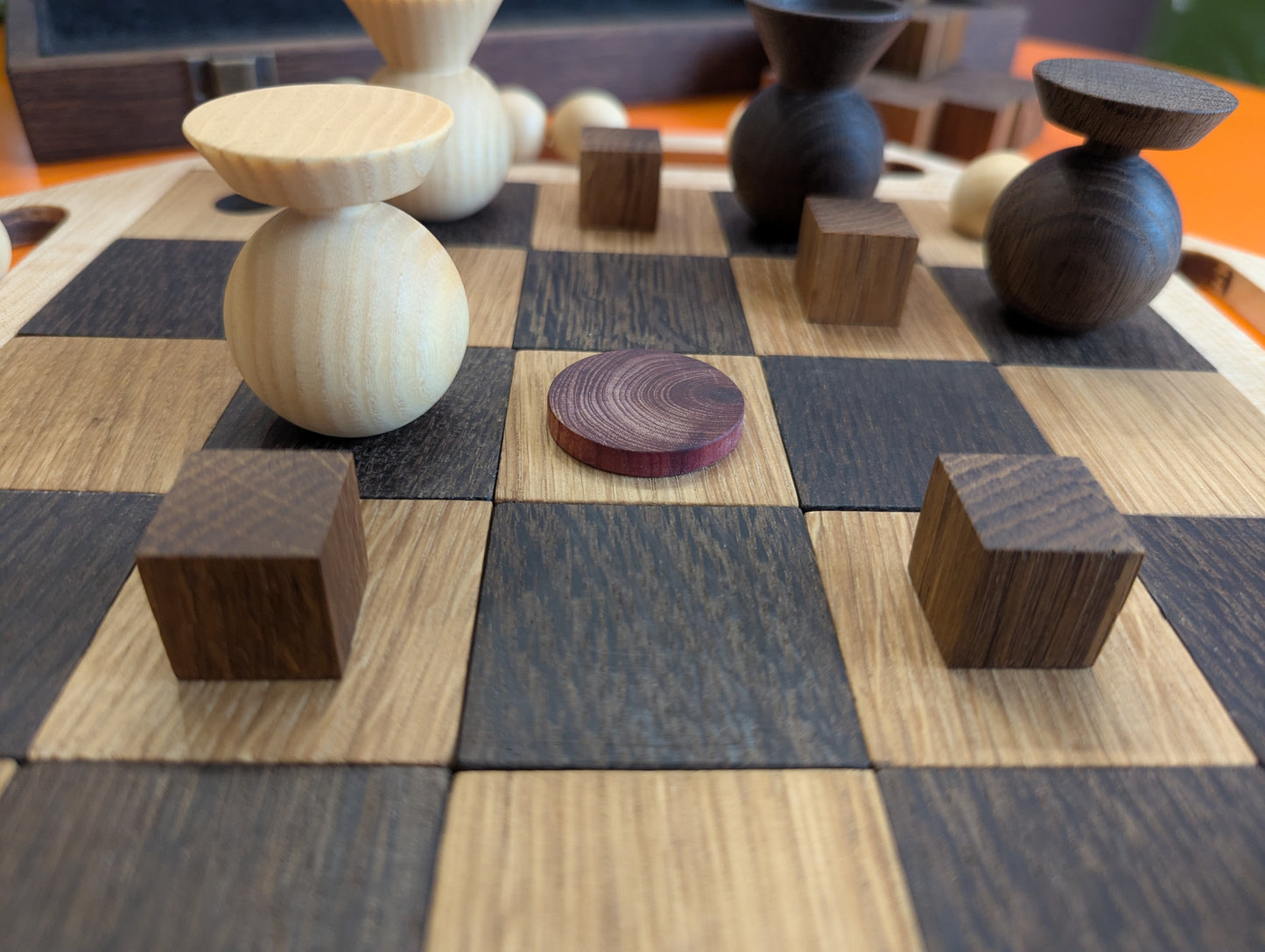 Genesis. The game of man in the World. Handmade wooden edition.