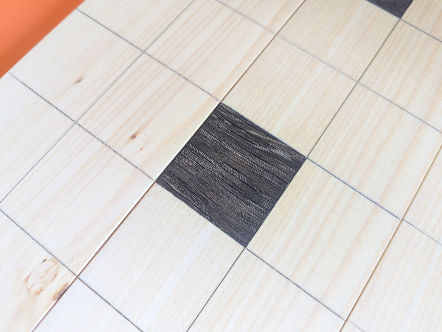 Abstract Cubic Arimaa set. Handmade foldable wooden game set