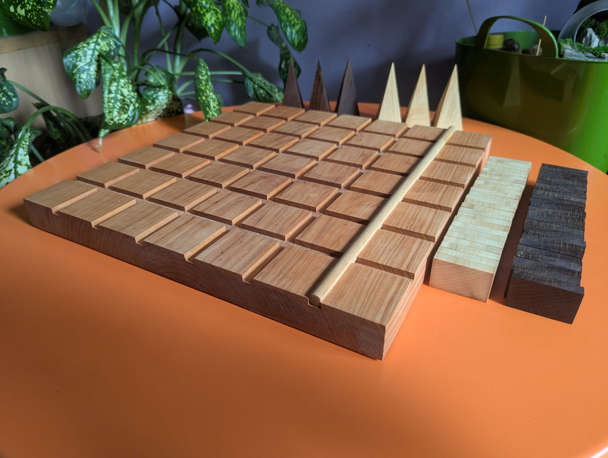 15.75" Wooden Entrapment game set.