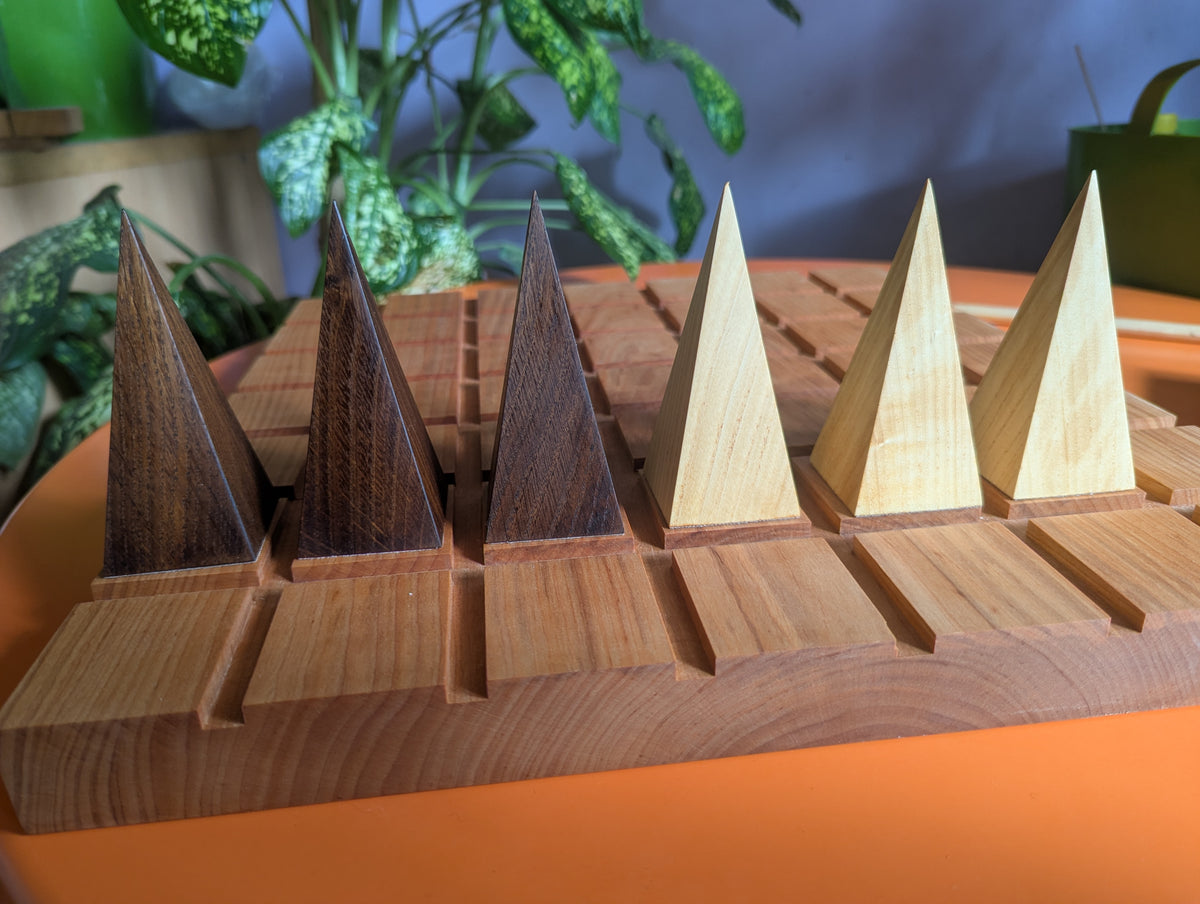 15.75" Wooden Entrapment game set.