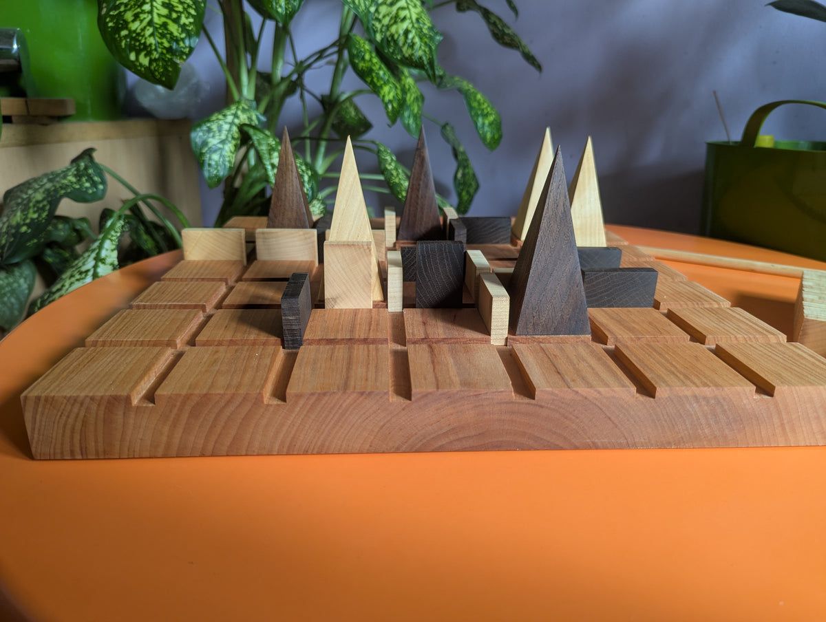 15.75" Wooden Entrapment game set.