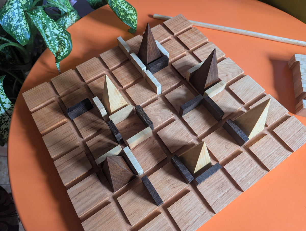 15.75" Wooden Entrapment game set.