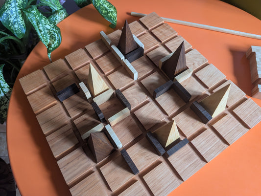 15.75" Wooden Entrapment game set.