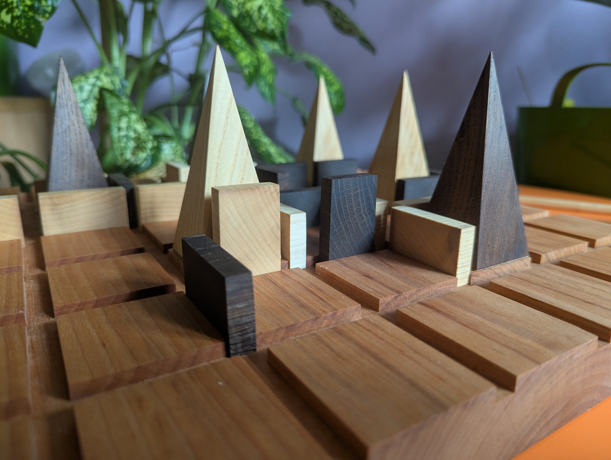 15.75" Wooden Entrapment game set.