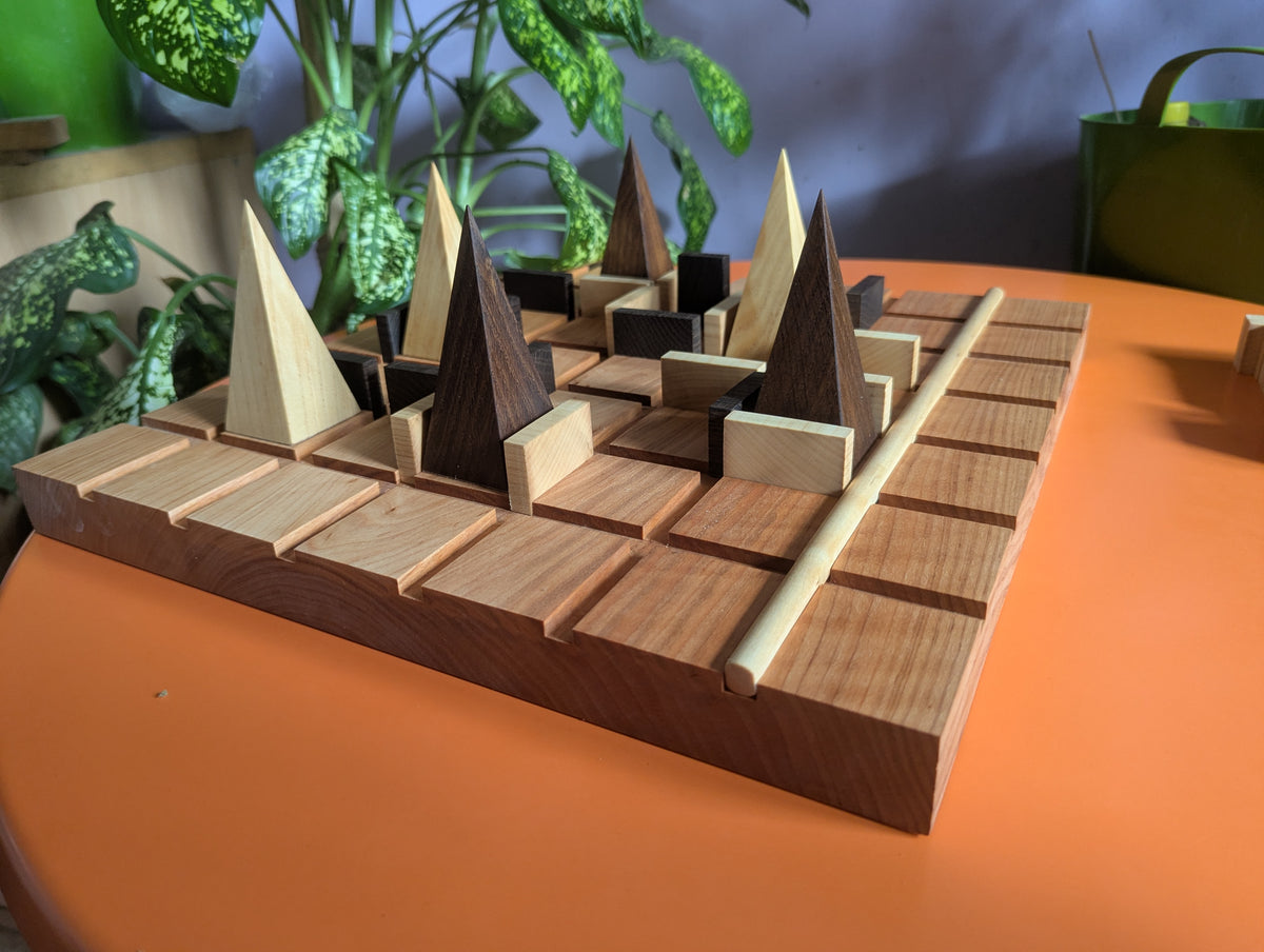 15.75" Wooden Entrapment game set.