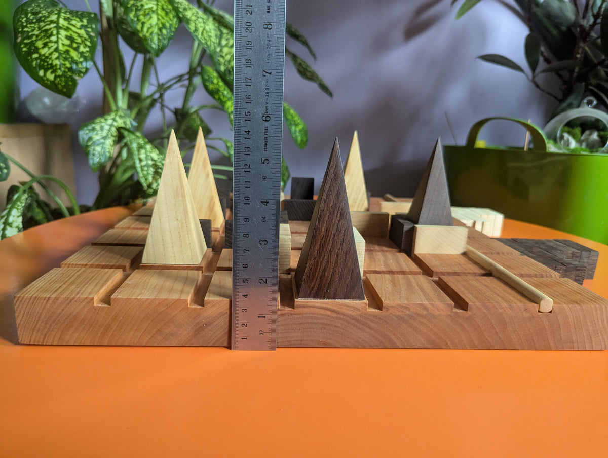 15.75" Wooden Entrapment game set.