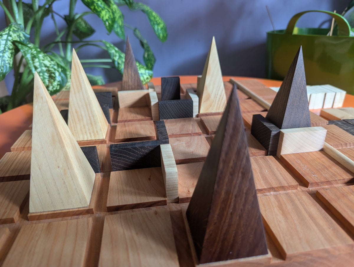 15.75" Wooden Entrapment game set.