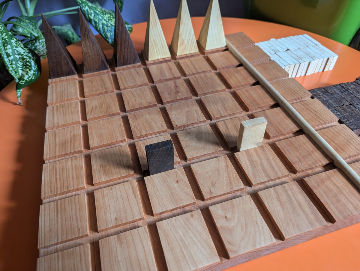 15.75" Wooden Entrapment game set.