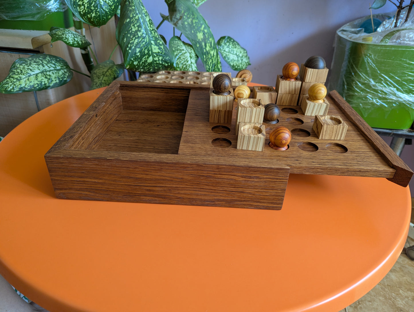 Santorini game Wooden set. Board/box idea - Expansion Pack by WoodIdeas