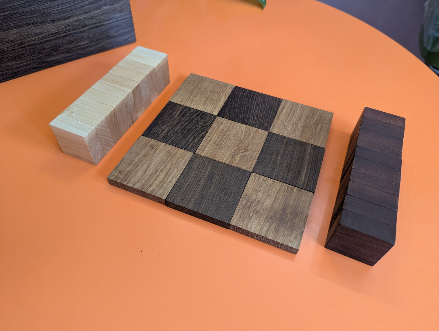 Resizeable wooden Tak game set. Handmade addition pack