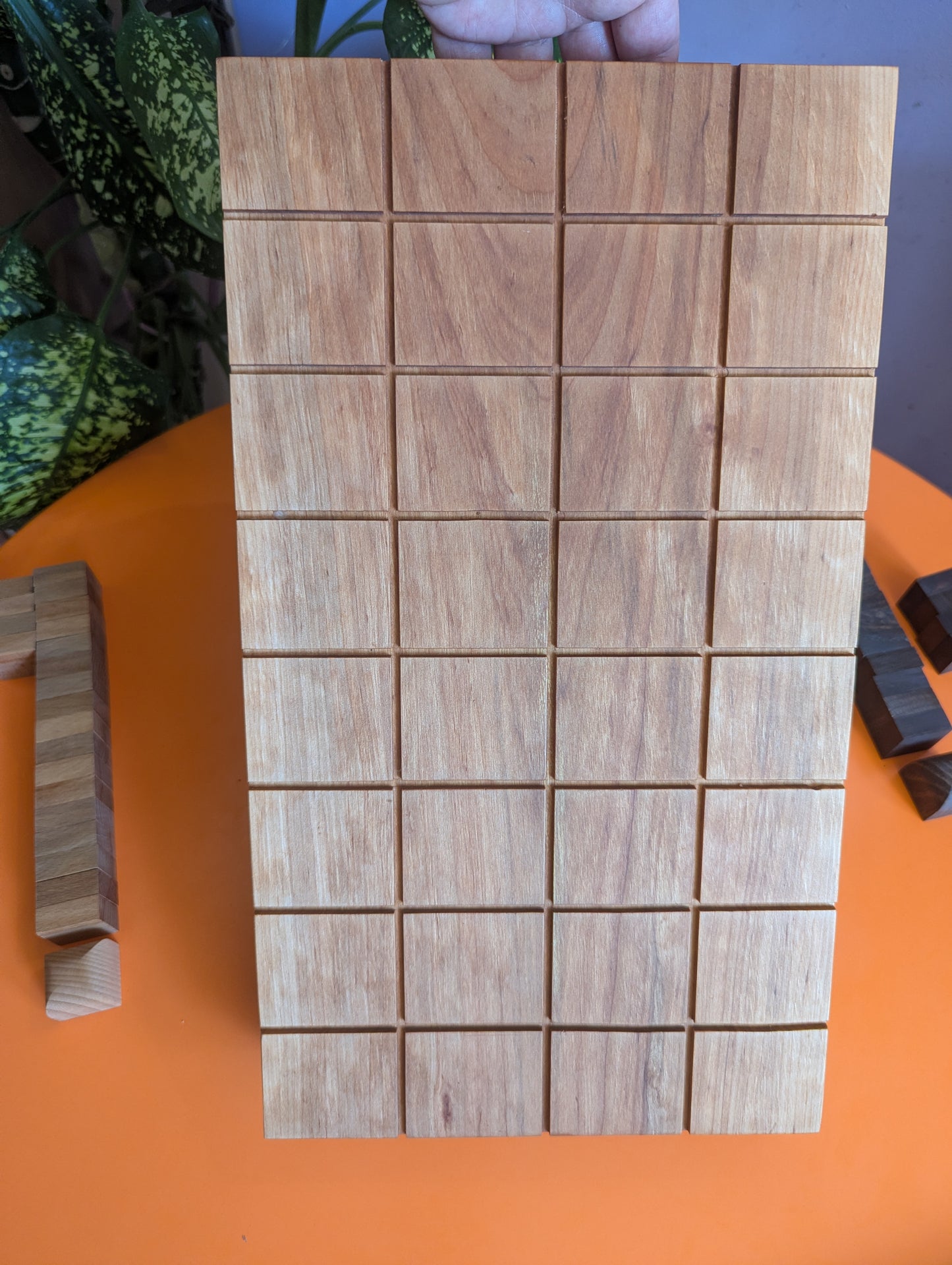 Foldable wooden Full 8x8 Tak game set