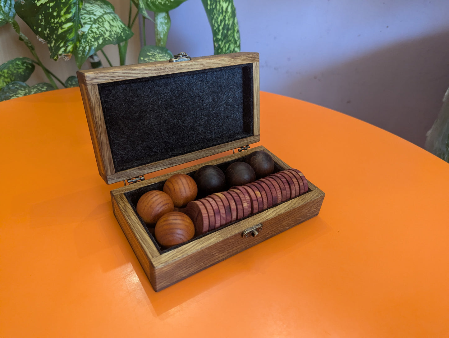 Nonaga wooden game set