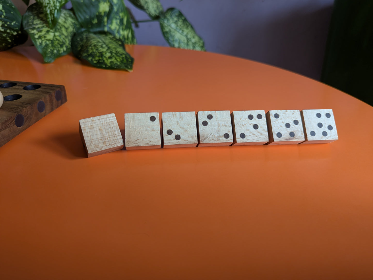 Walnut wood KNJO game set. Redesigned tabletop edition by WoodIdeas
