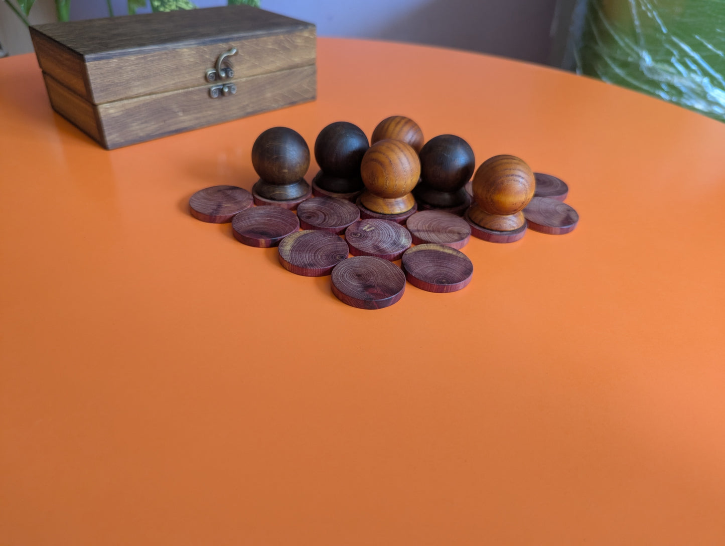 Nonaga wooden game set