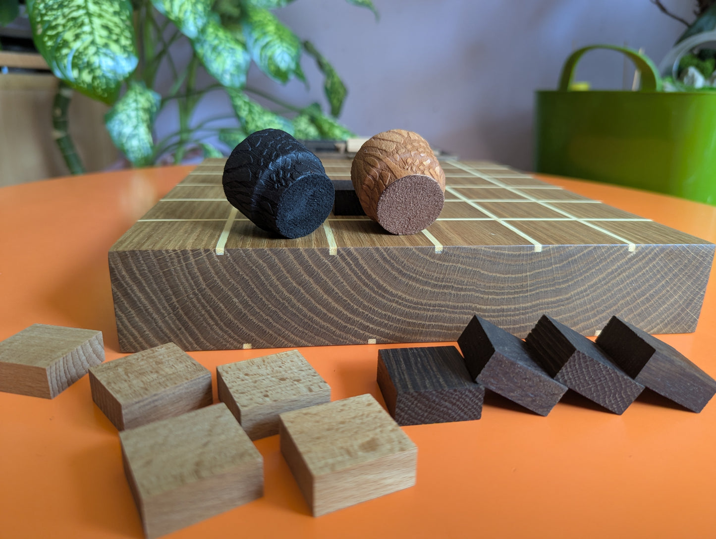 Double-sided wooden Tak game set. Handmade addition pack