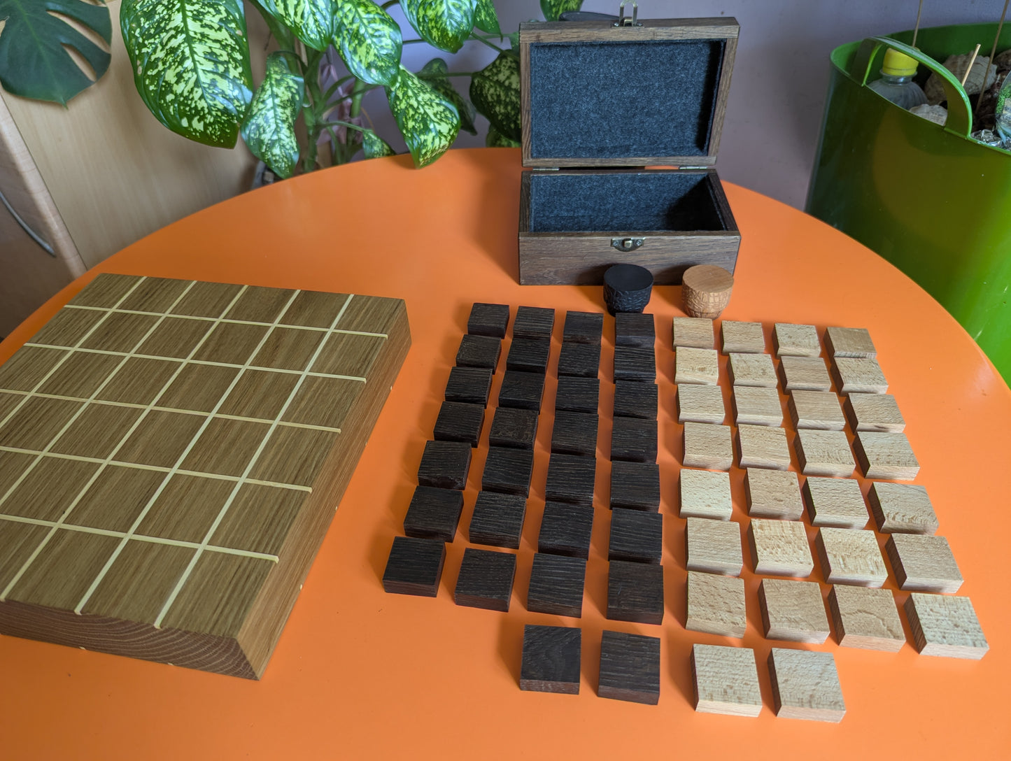 Double-sided wooden Tak game set. Handmade addition pack