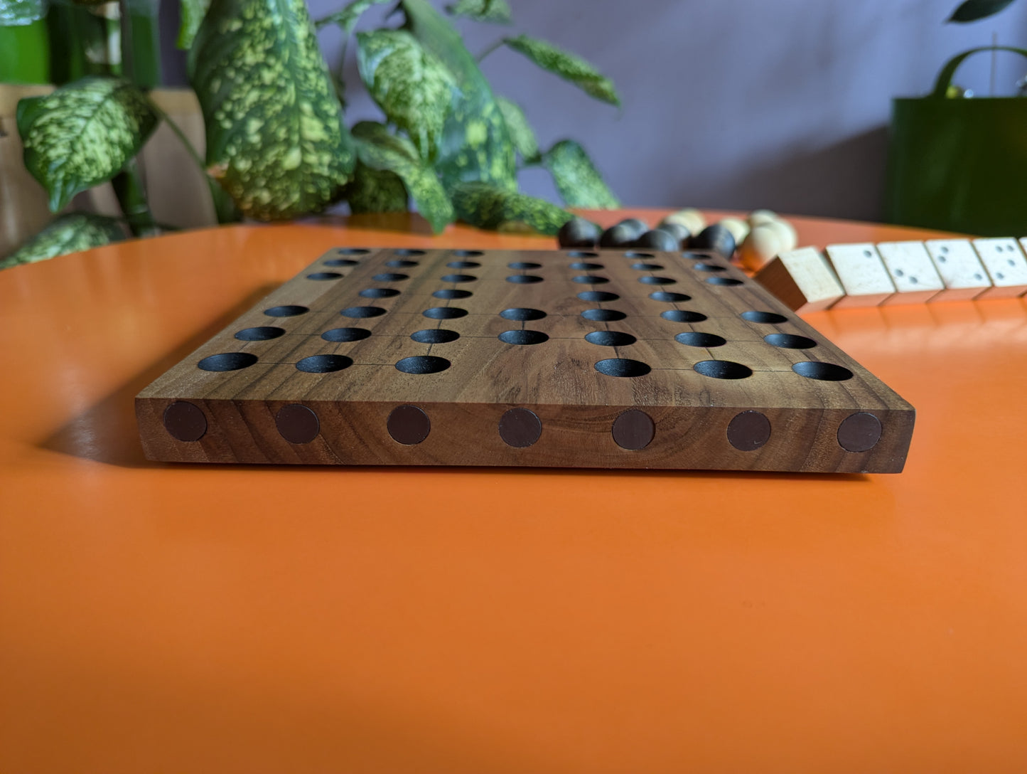 Walnut wood KNJO game set. Redesigned tabletop edition by WoodIdeas