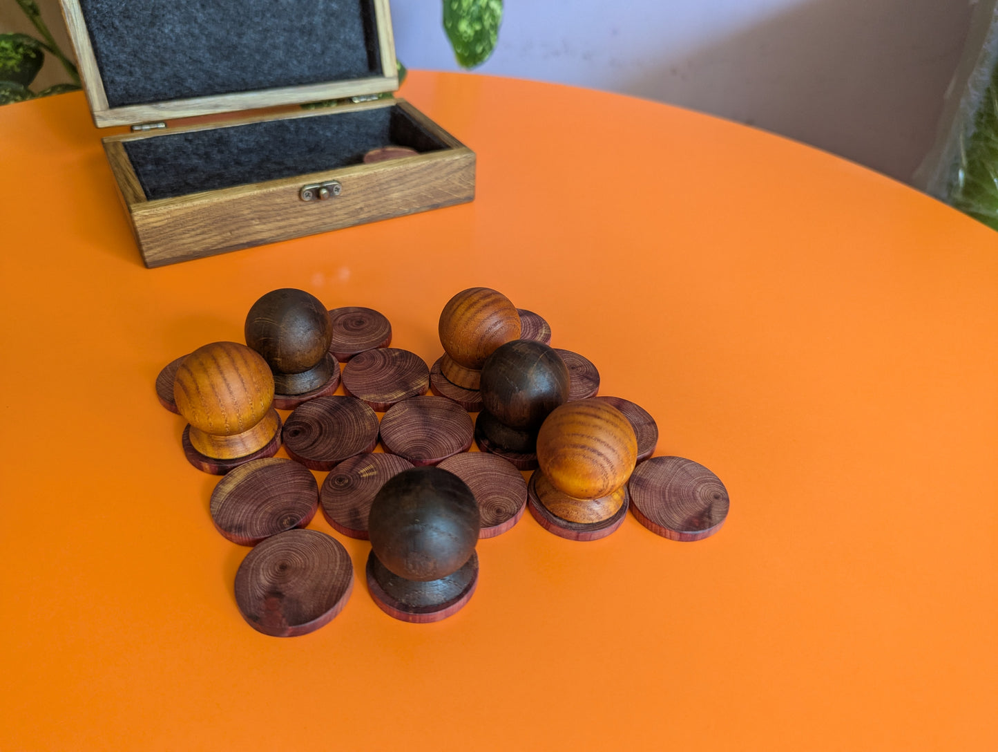 Nonaga wooden game set
