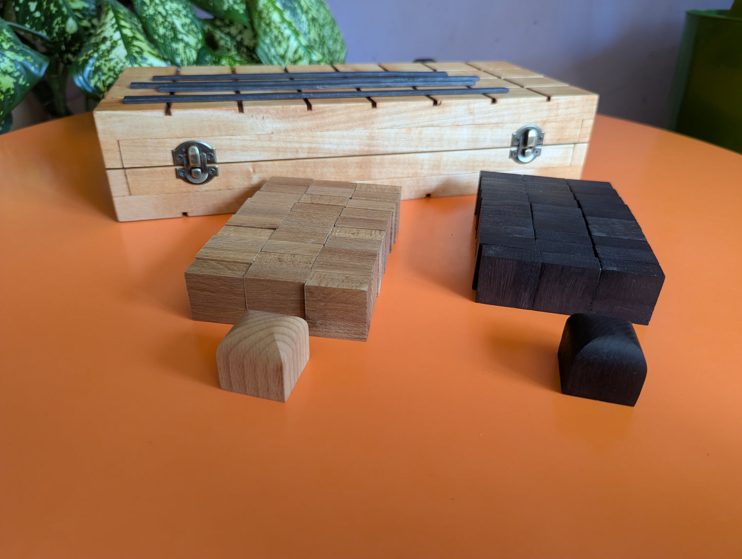 Foldable wooden Full 8x8 Tak game set