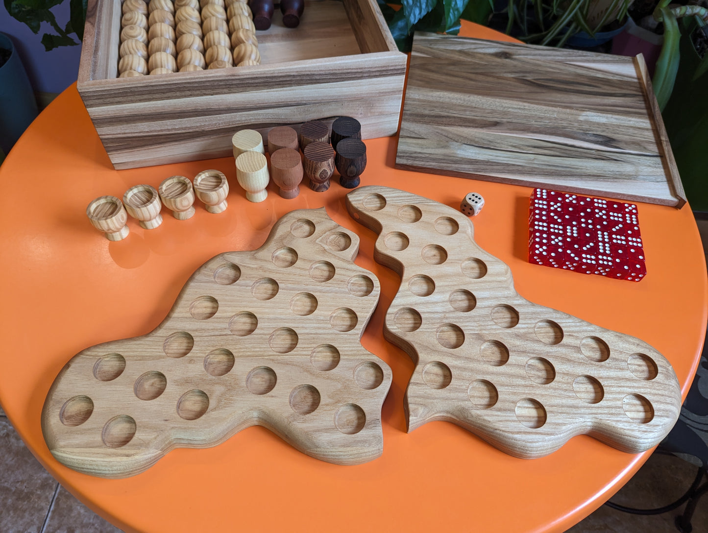 Rapa Nui game Wooden set