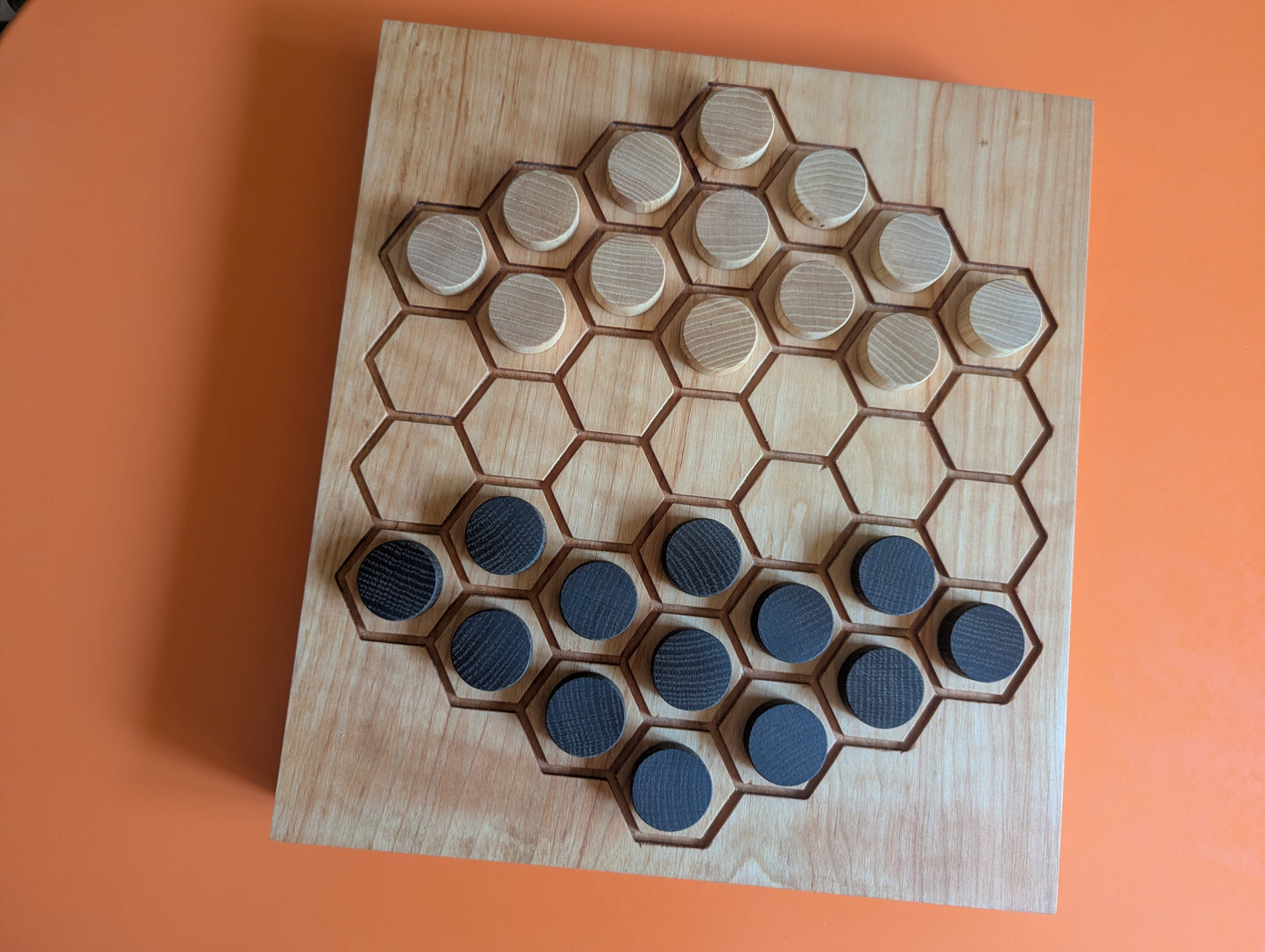 Dodo by Mark Steere. Wooden game set by WoodIdeas