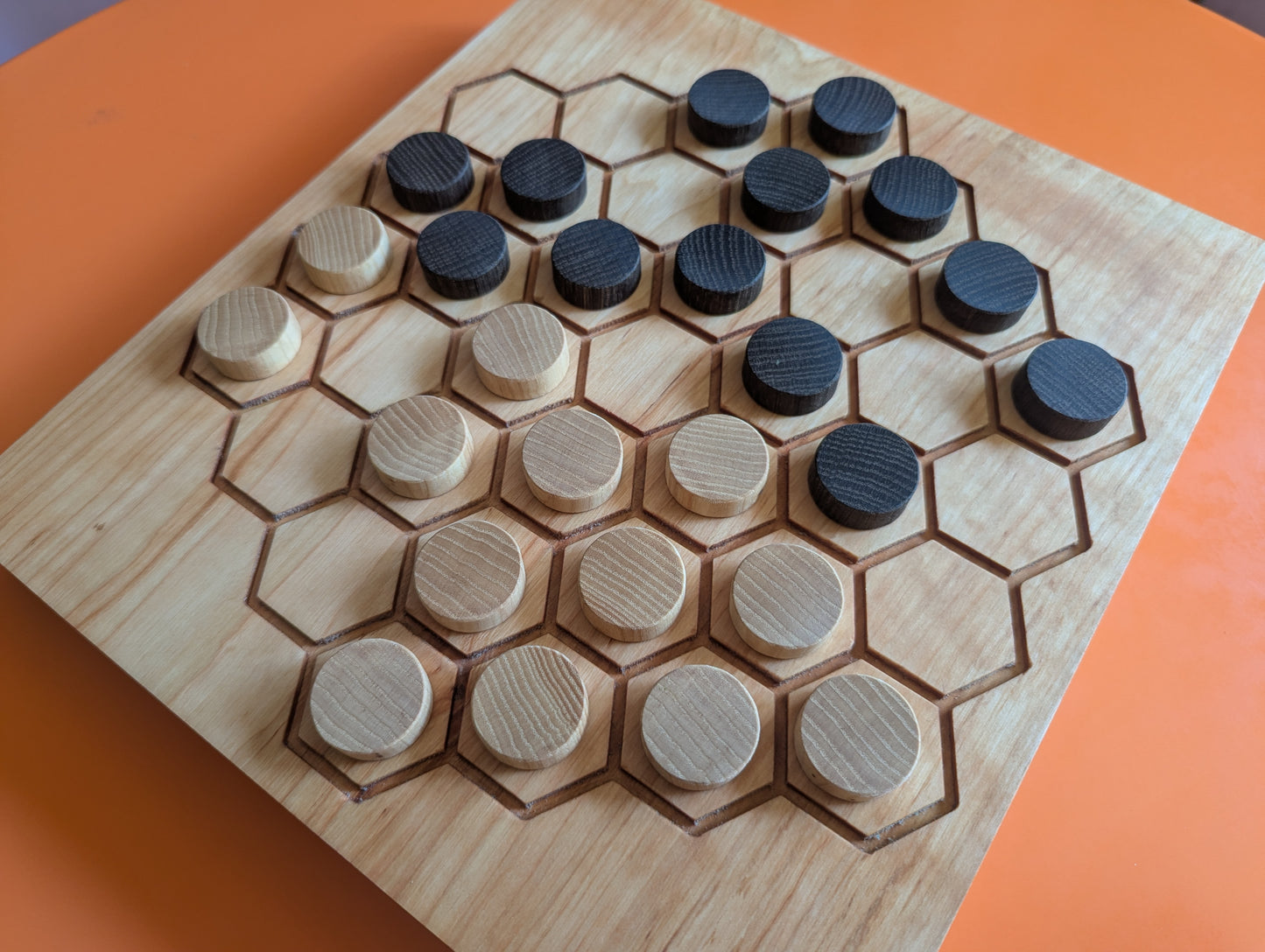 Dodo by Mark Steere. Wooden game set by WoodIdeas