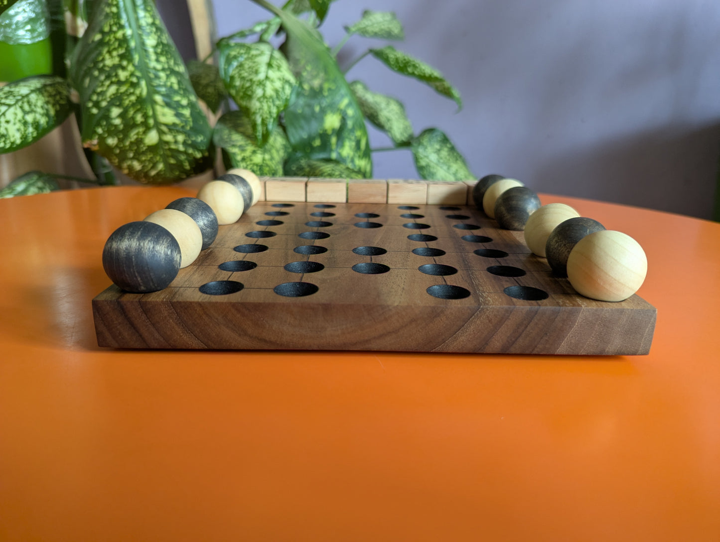 Walnut wood KNJO game set. Redesigned tabletop edition by WoodIdeas