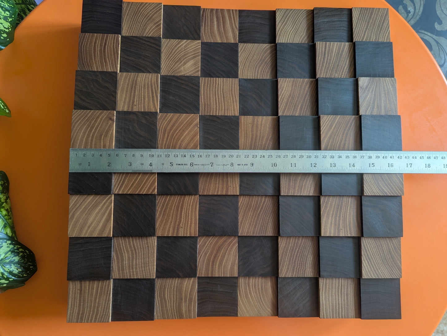 WAVE VII - Handmade Tiered 3D Wooden Chessboard