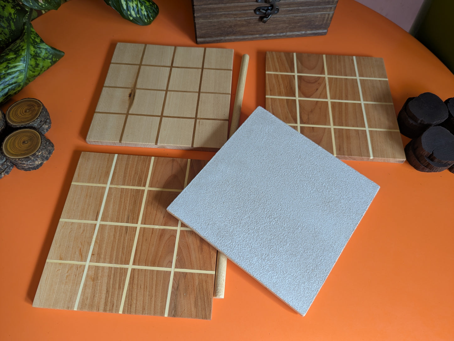 Shobu Wooden game set. 16" Tabletop version by WoodIdeas