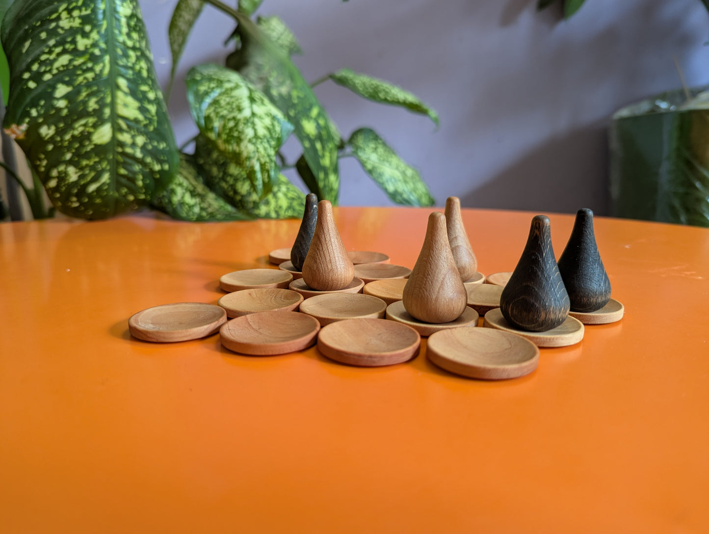 Nonaga wooden game set