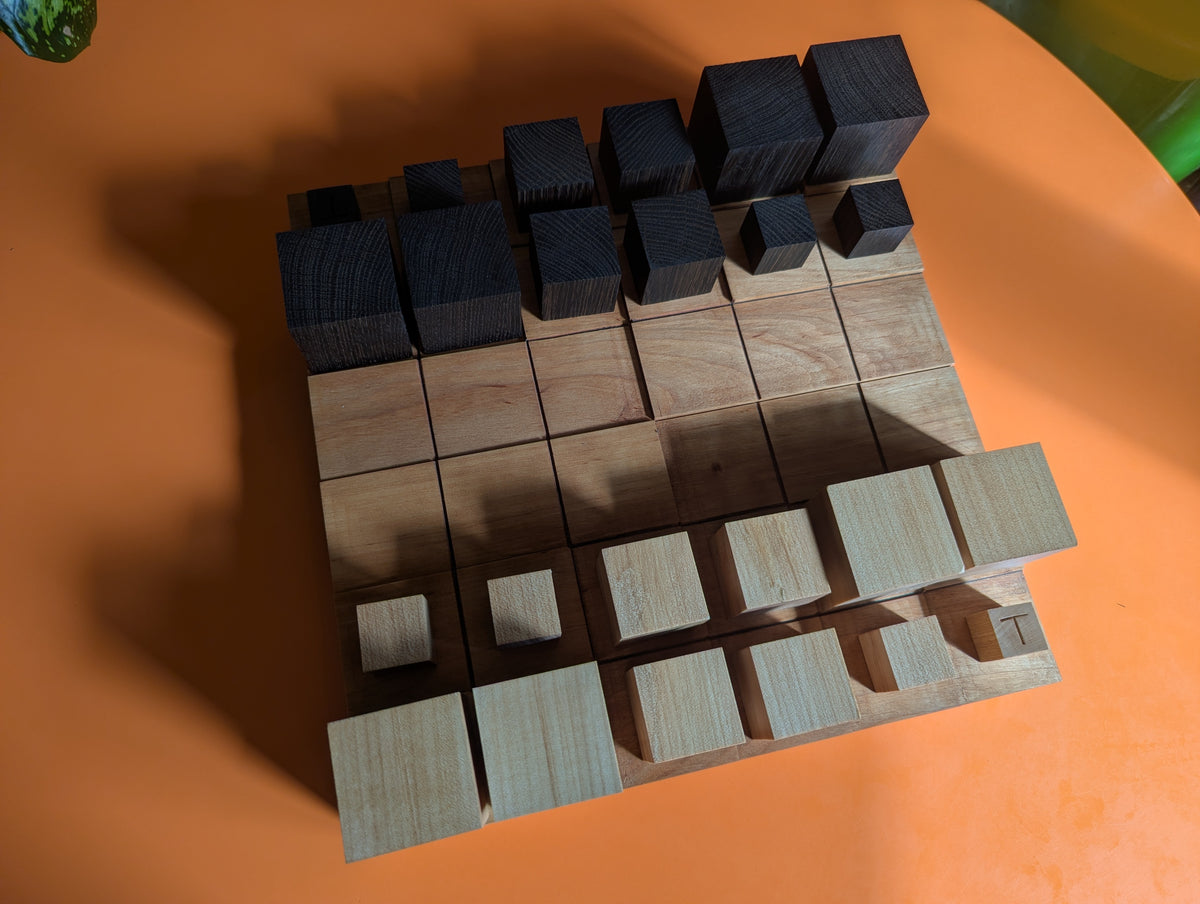 Terrace 6x6 Foldable wooden game set