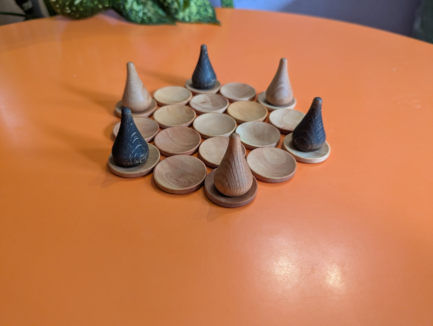Nonaga wooden game set
