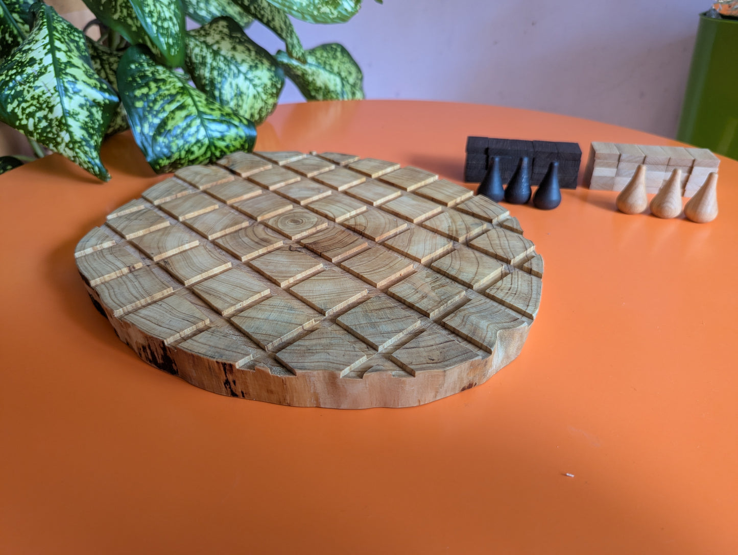 Entrapment/Robotory double-sided circle Juniper game board