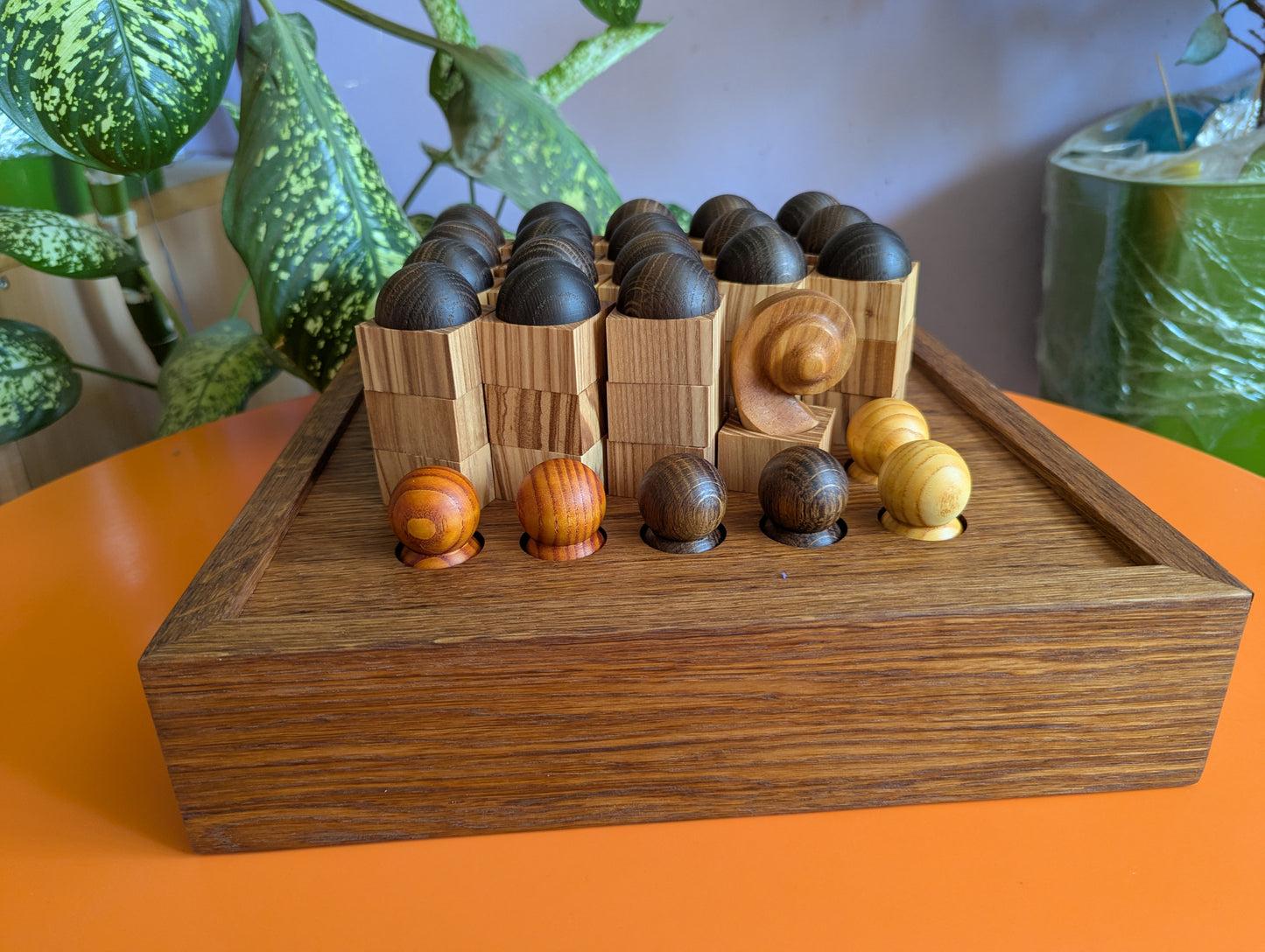 Santorini game Wooden set. Board/box idea - Expansion Pack by WoodIdeas