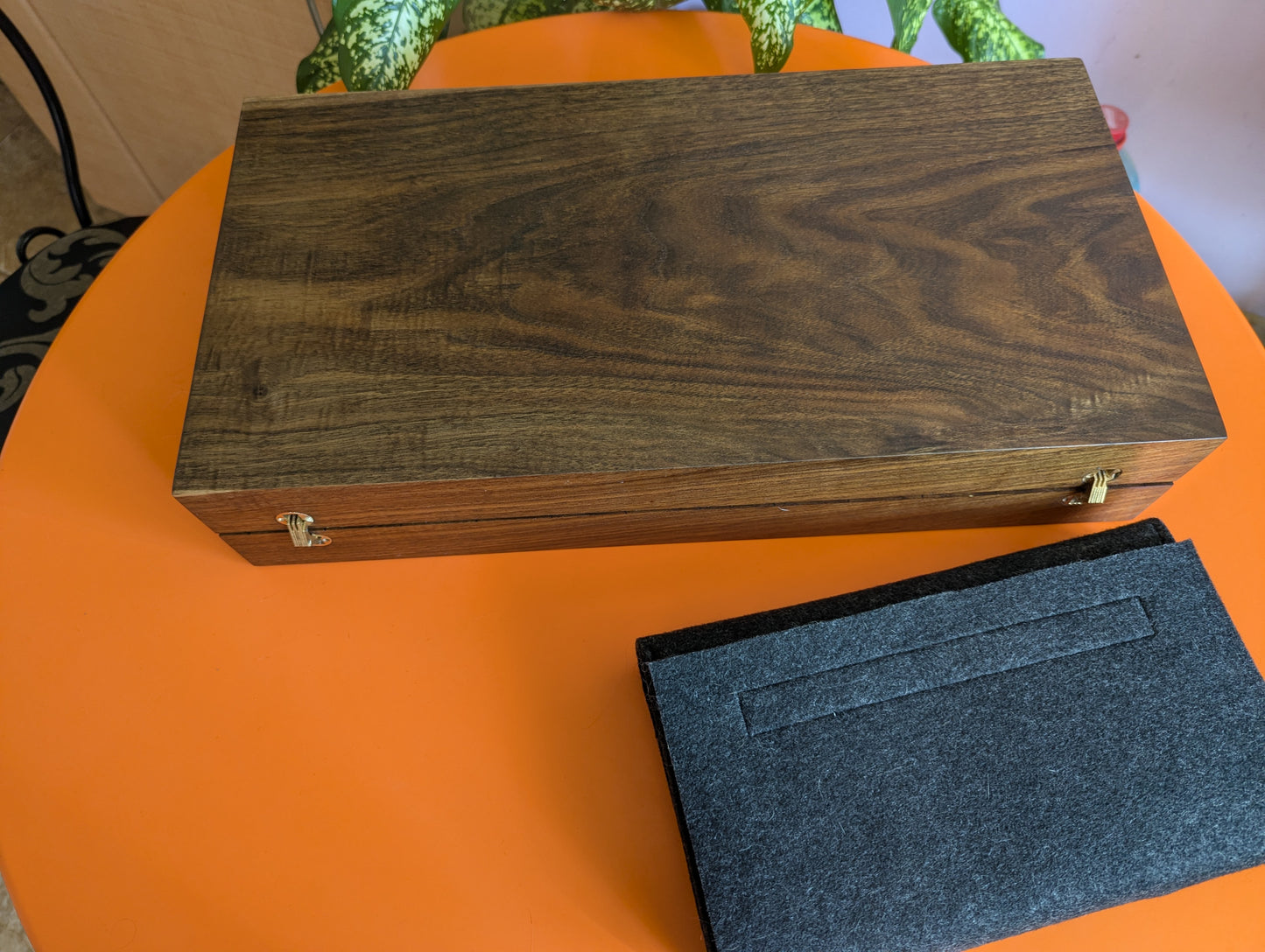 Chu Shogi game set. Foldable Handmade solid walnut Middle Shogi with thick maple pieces. Traditional Japanese games.