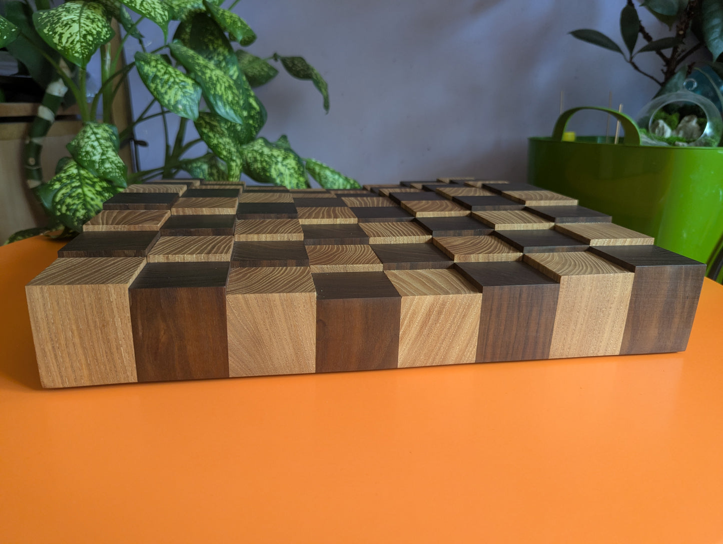 WAVE VII - Handmade Tiered 3D Wooden Chessboard