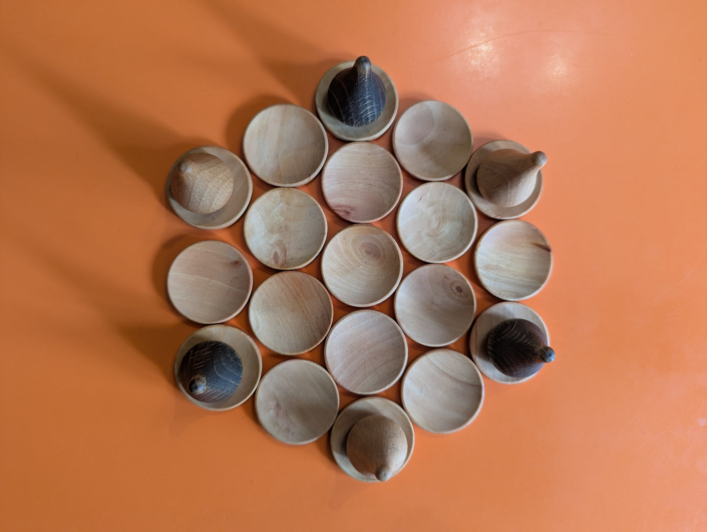 Nonaga wooden game set