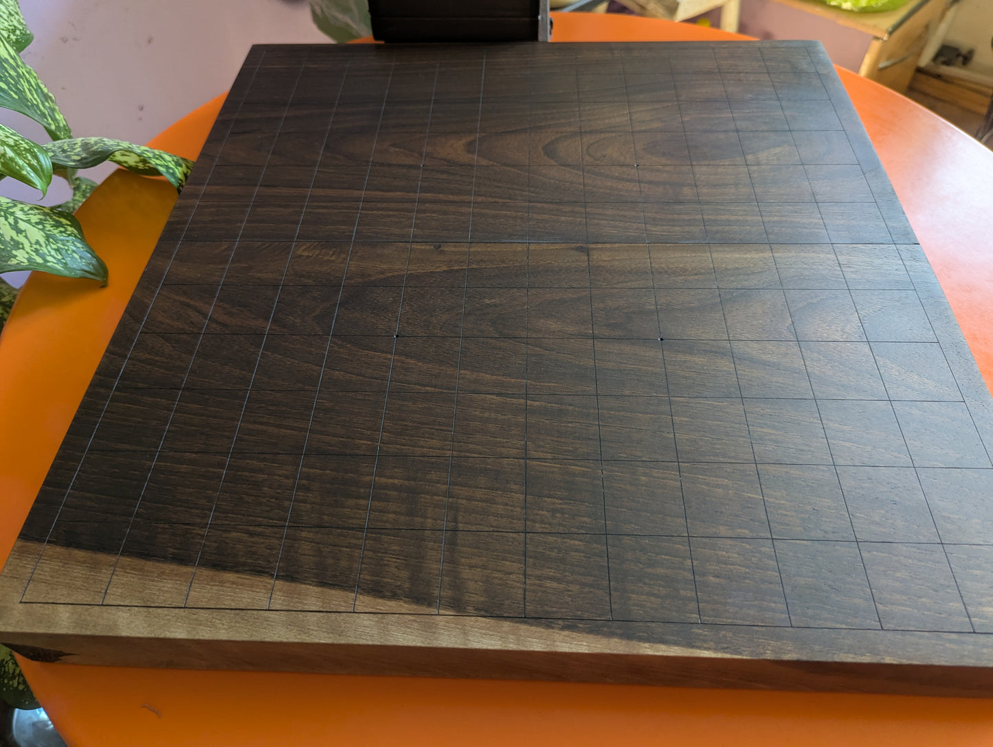 Chu Shogi game set. Foldable Handmade solid walnut Middle Shogi with thick maple pieces. Traditional Japanese games.