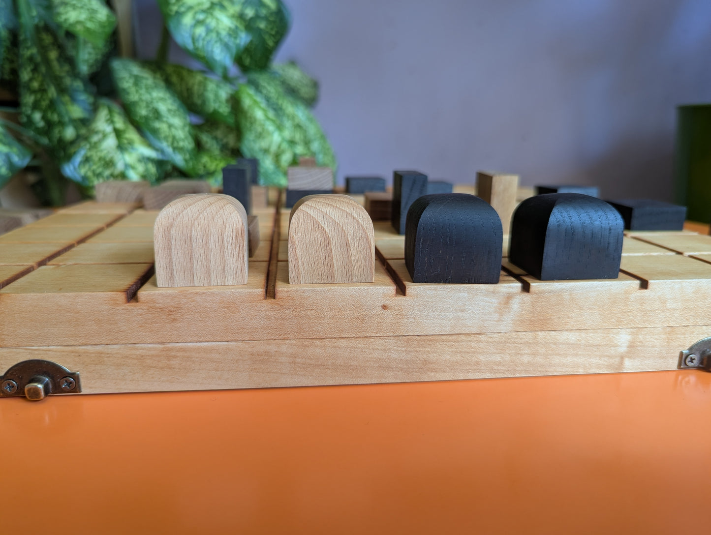 Foldable wooden Full 8x8 Tak game set