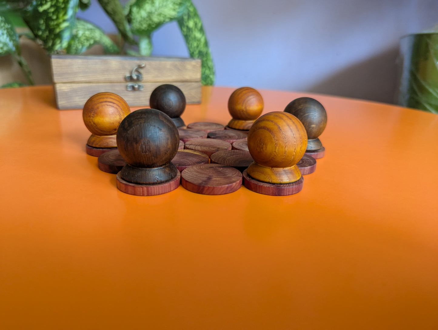 Nonaga wooden game set