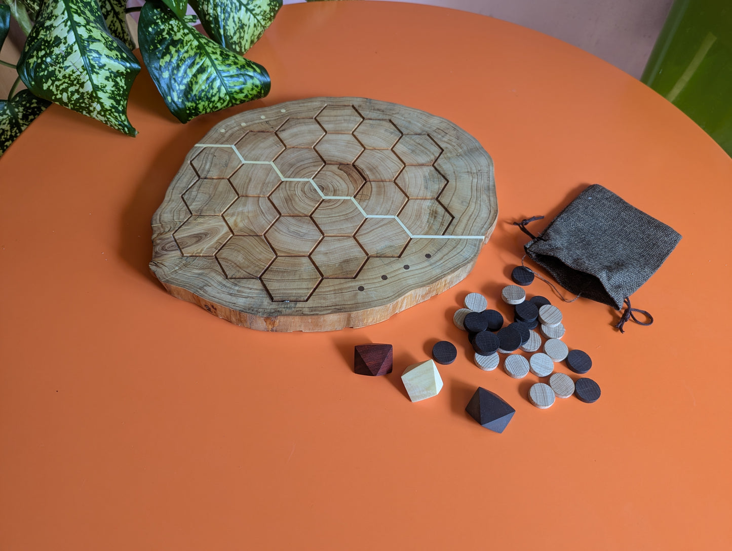 Entrapment/Robotory double-sided circle Juniper game board